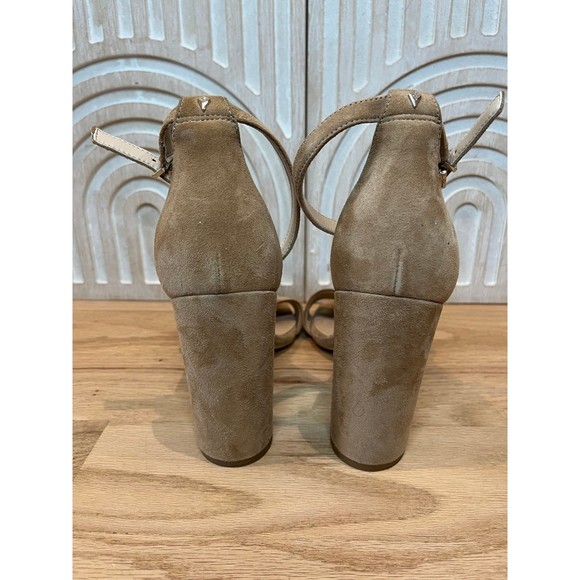 Sam Edelman Block Suede Heels - Picture 4 of 5
